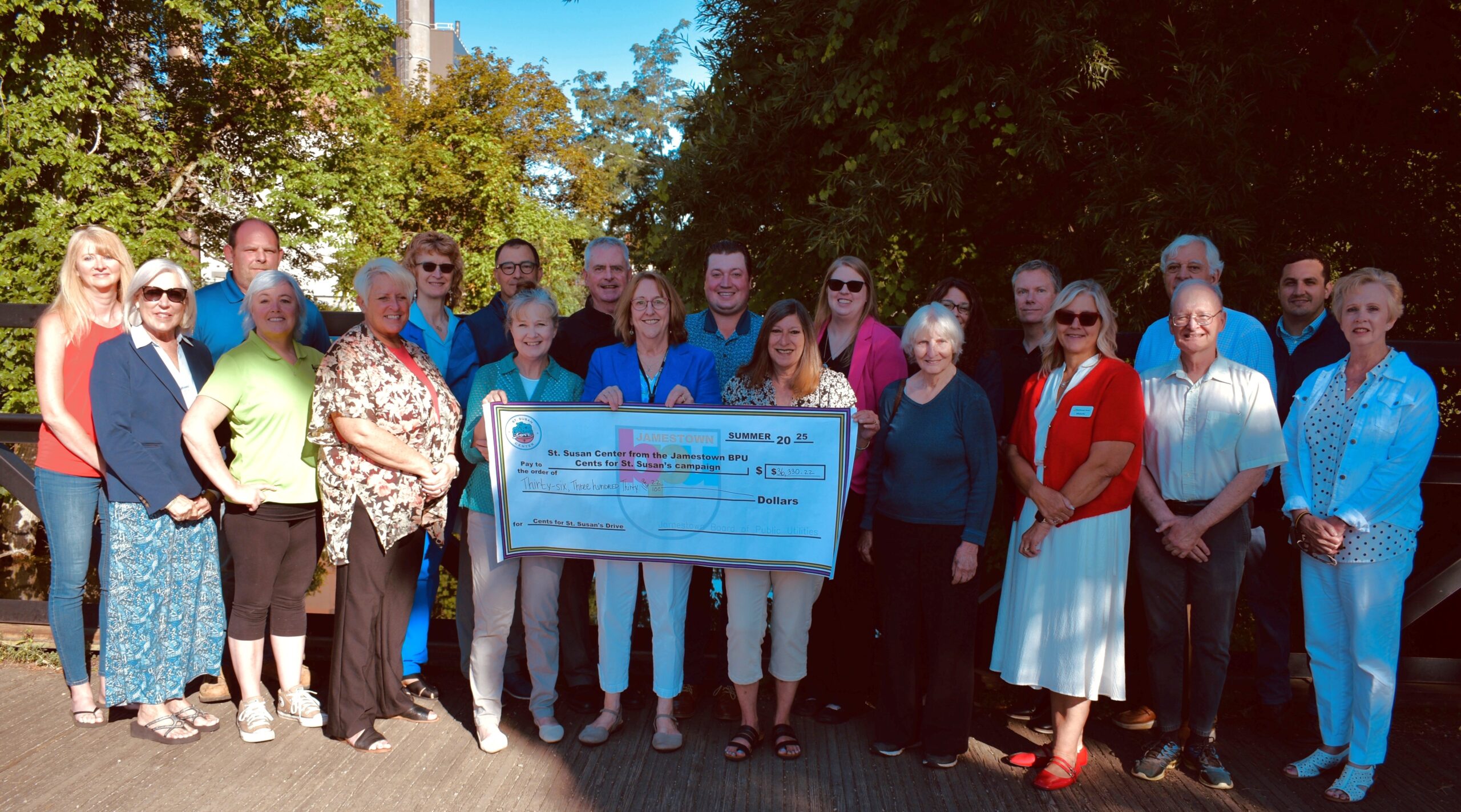 Jamestown BPU Announces Record Amount Raised In 26th Annual “Cents For
